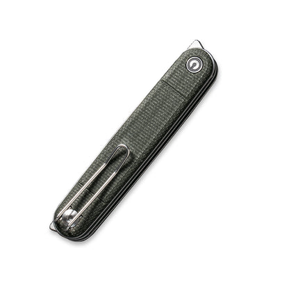 CIVIVI Knives™ Crit Liner Lock C20014F-3 Green Micarta Nitro-V Stainless Steel Pocket Knife