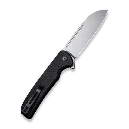 CIVIVI Knives™ Chevalier Button Lock C20022-1 Black G10 14C28N Stainless Steel Pocket Knife