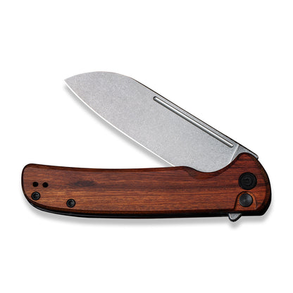 CIVIVI Knives™ Chevalier Button Lock C20022-3 Cuibourtia Wood 14C28N Stainless Steel Pocket Knife