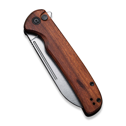 CIVIVI Knives™ Chevalier Button Lock C20022-3 Cuibourtia Wood 14C28N Stainless Steel Pocket Knife