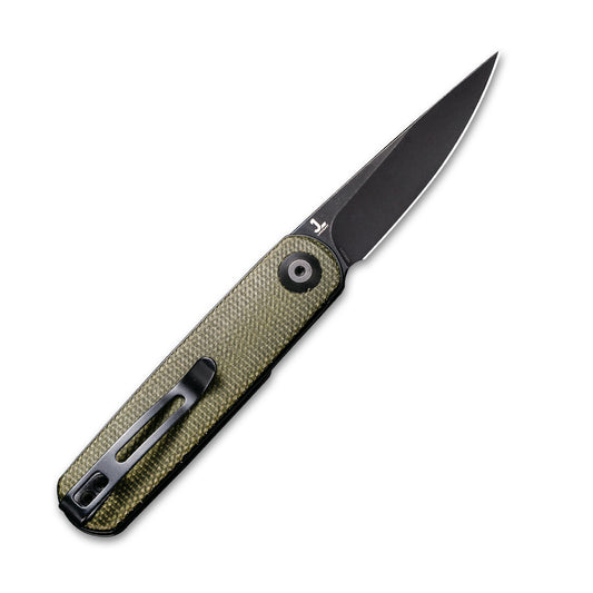 CIVIVI Knives™ Lumi Liner Lock C20024-1 Green Micarta 14C28N Stainless Steel Pocket Knife