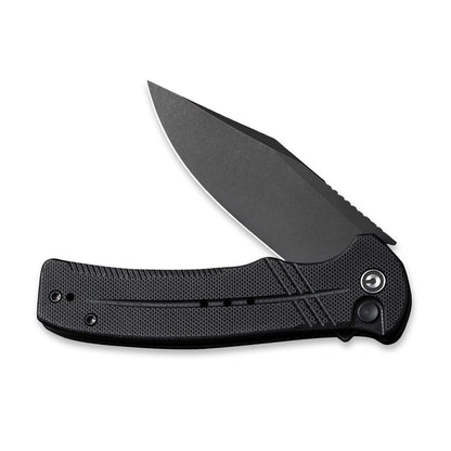 CIVIVI Knives™ Cogent Button Lock C20038D-1 Black G10 14C28N Stainless Steel Pocket Knife