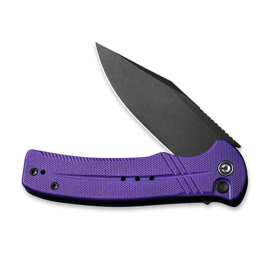 CIVIVI Knives™ Cogent Button Lock C20038D-2 Purple G10 14C28N Stainless Steel Pocket Knife