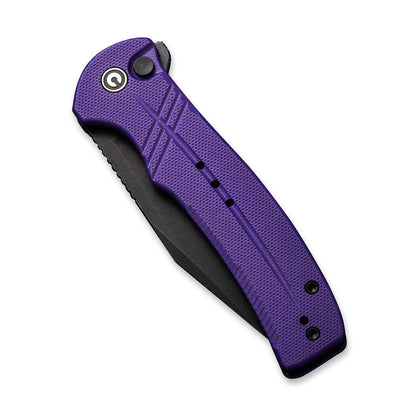 CIVIVI Knives™ Cogent Button Lock C20038D-2 Purple G10 14C28N Stainless Steel Pocket Knife
