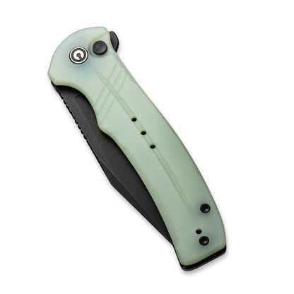 CIVIVI Knives™ Cogent Button Lock C20038D-3 Natural G10 14C28N Stainless Steel Pocket Knife