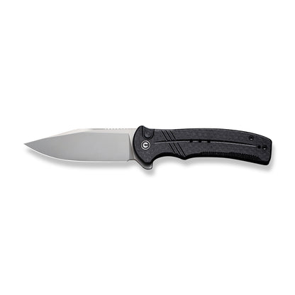 CIVIVI Knives™ Cogent Button Lock C20038D-7 Black Micarta 14C28N Stainless Steel Pocket Knife