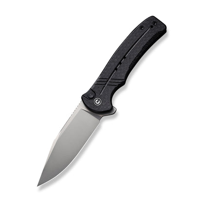 CIVIVI Knives™ Cogent Button Lock C20038D-7 Black Micarta 14C28N Stainless Steel Pocket Knife