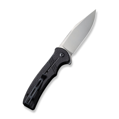 CIVIVI Knives™ Cogent Button Lock C20038D-7 Black Micarta 14C28N Stainless Steel Pocket Knife