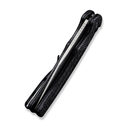 CIVIVI Knives™ Cogent Button Lock C20038D-7 Black Micarta 14C28N Stainless Steel Pocket Knife