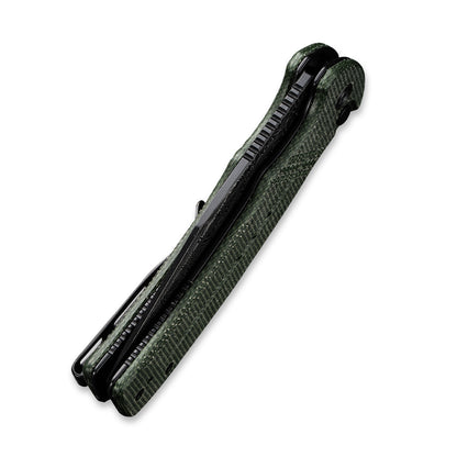 CIVIVI Knives™ Cogent Button Lock C20038D-DS1 Green Micarta Damascus Steel Pocket Knife