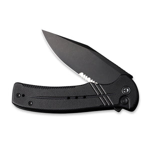 CIVIVI Knives™ Cogent Button Lock C20038E-1 Black G10 14C28N Stainless Steel Pocket Knife
