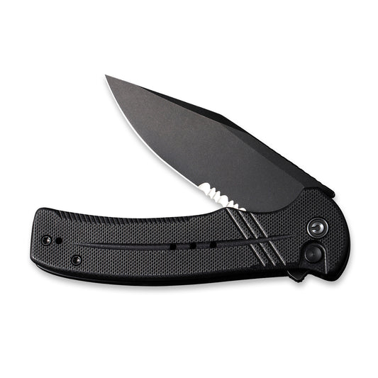 CIVIVI Knives™ Cogent Button Lock C20038E-1 Black G10 14C28N Stainless Steel Pocket Knife