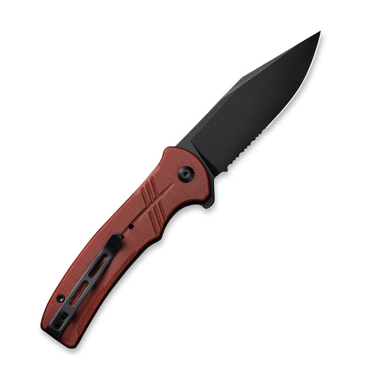 CIVIVI Knives™ Cogent Button Lock C20038E-2 Burgundy G10 14C28N Stainless Steel Pocket Knife