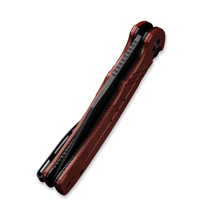 CIVIVI Knives™ Cogent Button Lock C20038E-2 Burgundy G10 14C28N Stainless Steel Pocket Knife