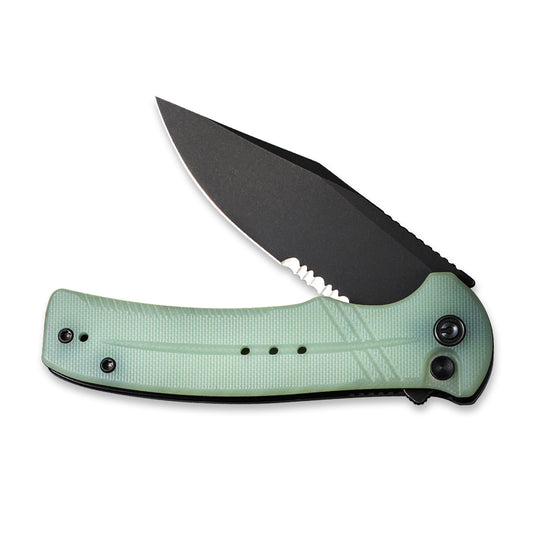 CIVIVI Knives™ Cogent Button Lock C20038E-3 Natural G10 14C28N Stainless Steel Pocket Knife