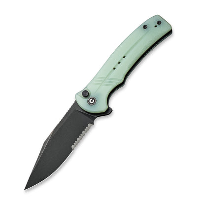 CIVIVI Knives™ Cogent Button Lock C20038E-3 Natural G10 14C28N Stainless Steel Pocket Knife