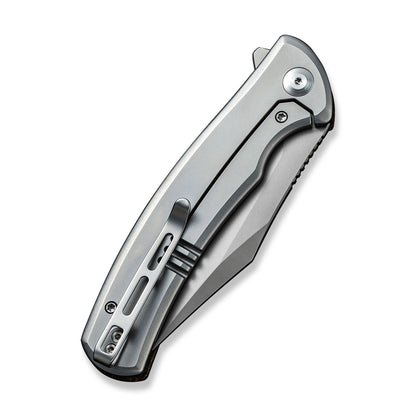 CIVIVI Knives™ Sinisys Frame Lock C20039-2 Brown Burlap Micarta 14C28N Stainless Steel Pocket Knife