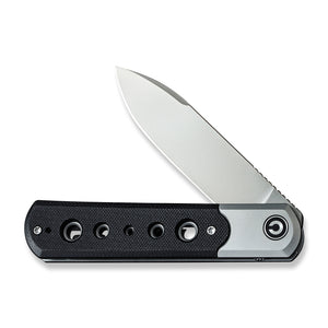 CIVIVI Knives™ Banneret Frame Lock C20040D-2 Black G10 and Stainless Steel Nitro-V Stainless Steel Pocket Knife
