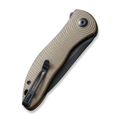 CIVIVI Knives™ Synergy 3 Liner Lock C20075D-2 Tan G10 Nitro-V Stainless Steel Pocket Knife