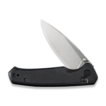 CIVIVI Knives™ Altus Button Lock C20076-1 Black G10 Nitro-V Stainless Steel Pocket Knife