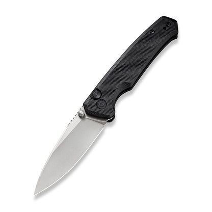 CIVIVI Knives™ Altus Button Lock C20076-1 Black G10 Nitro-V Stainless Steel Pocket Knife