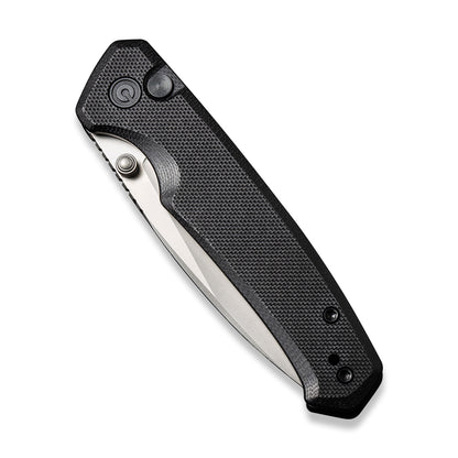 CIVIVI Knives™ Altus Button Lock C20076-1 Black G10 Nitro-V Stainless Steel Pocket Knife