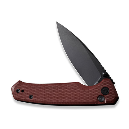 CIVIVI Knives™ Altus Button Lock C20076-2 Burgundy G10 Nitro-V Stainless Steel Pocket Knife