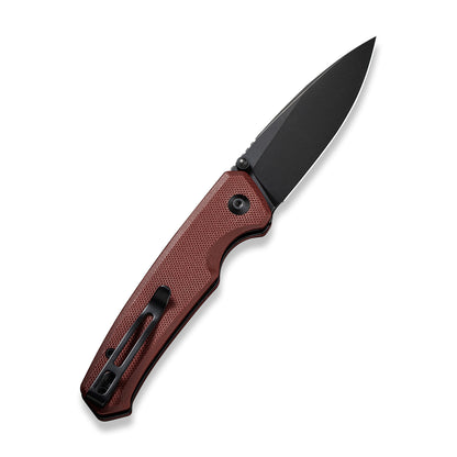 CIVIVI Knives™ Altus Button Lock C20076-2 Burgundy G10 Nitro-V Stainless Steel Pocket Knife