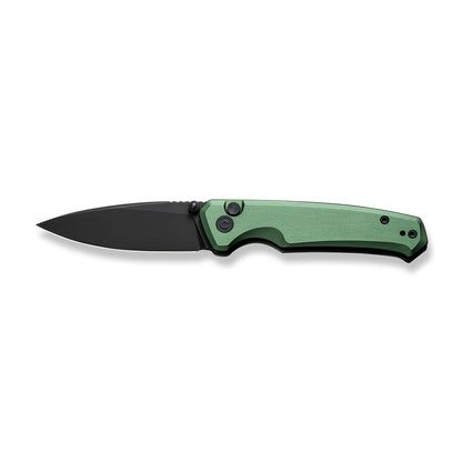 CIVIVI Knives™ Altus Button Lock C20076-5 Green Aluminum Nitro-V Stainless Steel Pocket Knife