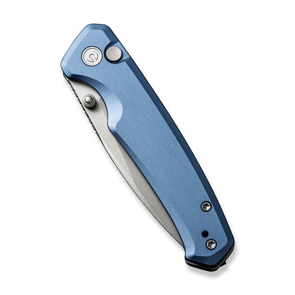 CIVIVI Knives™ Altus Button Lock C20076-6 Blue Aluminum Nitro-V Stainless Steel Pocket Knife