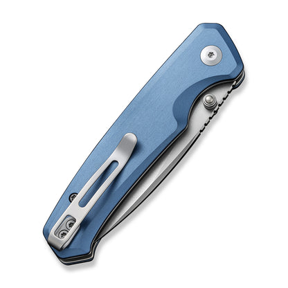 CIVIVI Knives™ Altus Button Lock C20076-6 Blue Aluminum Nitro-V Stainless Steel Pocket Knife