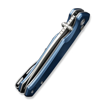 CIVIVI Knives™ Altus Button Lock C20076-6 Blue Aluminum Nitro-V Stainless Steel Pocket Knife