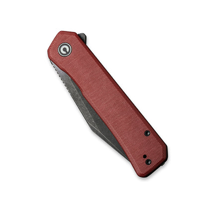 CIVIVI Knives™ Relic Liner Lock C20077B-2 Burgundy G10 Nitro-V Stainless Steel Pocket Knife