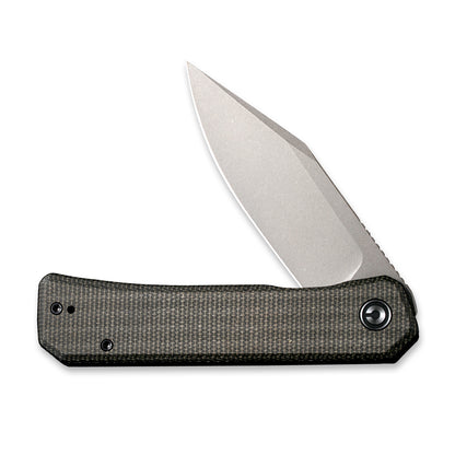 CIVIVI Knives™ Relic Liner Lock C20077B-3 Dark Green Micarta Nitro-V Stainless Steel Pocket Knife
