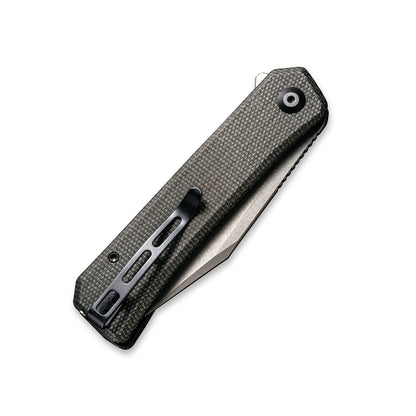 CIVIVI Knives™ Relic Liner Lock C20077B-3 Dark Green Micarta Nitro-V Stainless Steel Pocket Knife