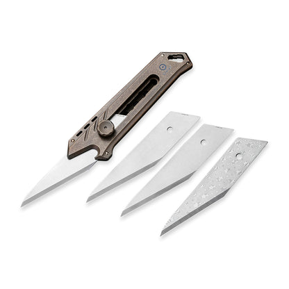 CIVIVI Knives™ Mandate Utility C2007A Bronze 6AL4V Titanium 9Cr18MoV Stainless Steel Pocket Knife