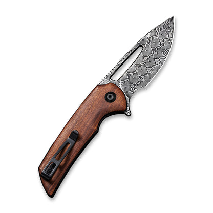 CIVIVI Knives™ Odium Liner Lock C2010DS-1 Cuibourtia Wood Damascus Steel Pocket Knife