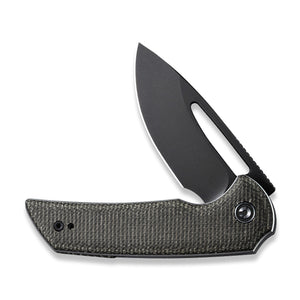 CIVIVI Knives™ Odium Liner Lock C2010G Dark Green Micarta D2 Stainless Steel Pocket Knife