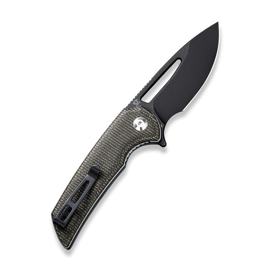 CIVIVI Knives™ Odium Liner Lock C2010G Dark Green Micarta D2 Stainless Steel Pocket Knife