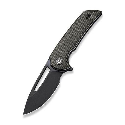 CIVIVI Knives™ Odium Liner Lock C2010G Dark Green Micarta D2 Stainless Steel Pocket Knife