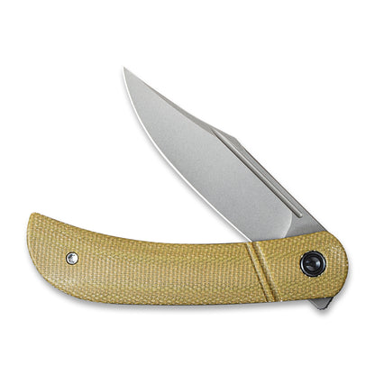 CIVIVI Knives™ Appalachian Drifter C2015B Olive Micarta CPM S35VN Stainless Steel Pocket Knife