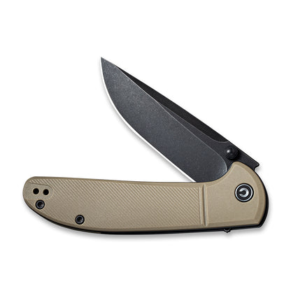 CIVIVI Knives™ Badlands Vagabond Liner Lock C2019A Tan FRN 9Cr18MoV Stainless Steel Pocket Knife