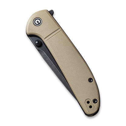 CIVIVI Knives™ Badlands Vagabond Liner Lock C2019A Tan FRN 9Cr18MoV Stainless Steel Pocket Knife