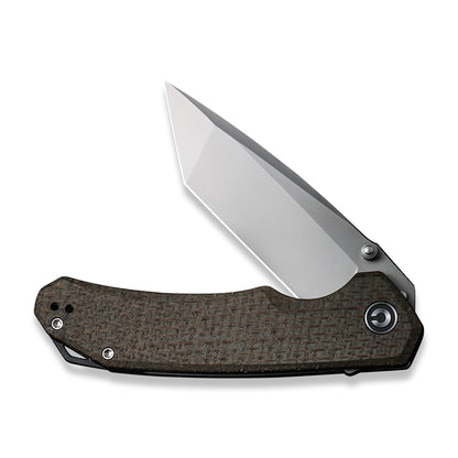 CIVIVI Knives™ Brazen Liner Lock C2023F OD Green Micarta D2 Stainless Steel Pocket Knife