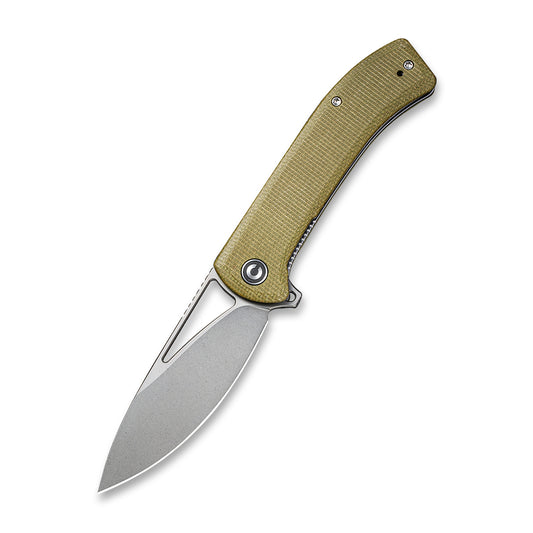 CIVIVI Knives™ Riffle Liner Lock C2024B Olive Micarta 14C28N Stainless Steel Pocket Knife