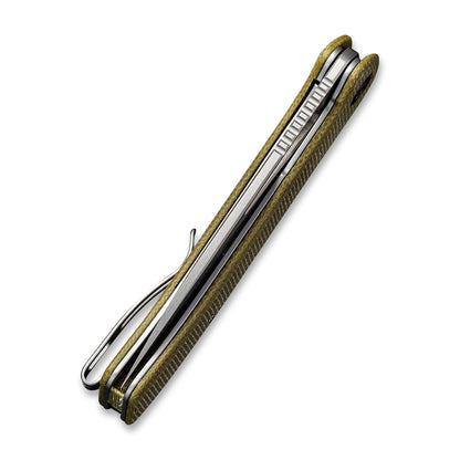 CIVIVI Knives™ Riffle Liner Lock C2024B Olive Micarta 14C28N Stainless Steel Pocket Knife