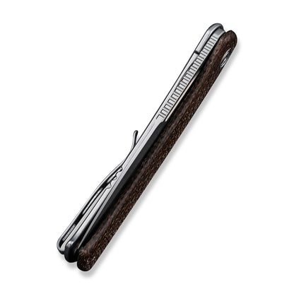 CIVIVI Knives™ Cetos Frame Lock C21025B-1 Brown Micarta and Stainless Steel 14C28N Stainless Steel Pocket Knife