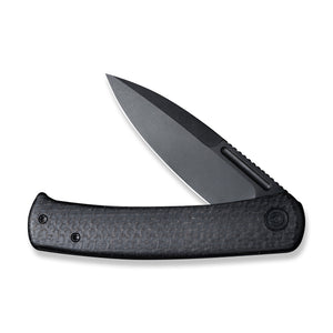 CIVIVI Knives™ Cetos Frame Lock C21025B-2 Black Micarta and Stainless Steel 14C28N Stainless Steel Pocket Knife
