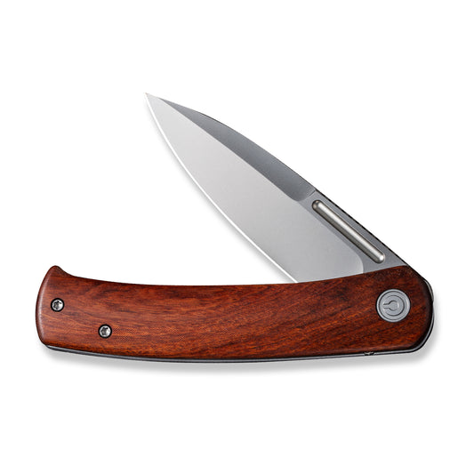 CIVIVI Knives™ Cetos Frame Lock C21025B-4 Cuibourtia Wood and Stainless Steel 14C28N Stainless Steel Pocket Knife