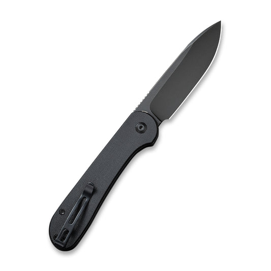 CIVIVI Knives™ Elementum Button Lock C2103A Black G10 14C28N Stainless Steel Pocket Knife